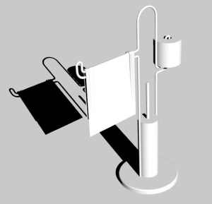 medina davide designer towel holder