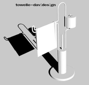 towel holder medina davide designer